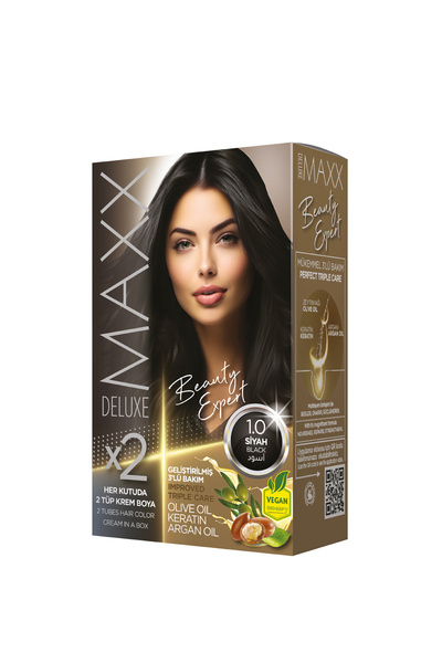 MAXX DELUXE Beauty Expert Set Saç Boyası 1.0 Siyah