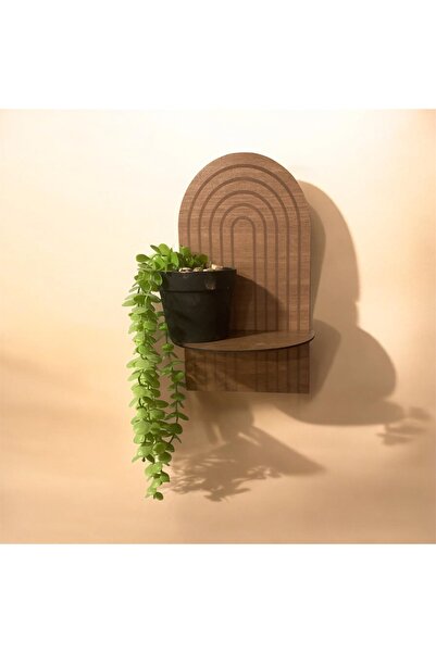 Vuslat Hediyelik Dekoratif Modern Duvar Rafı 3mm ( 30 x 17.5 cm )