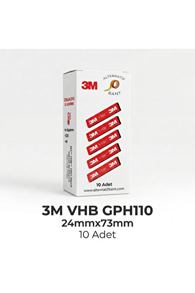 3M VHB Güçlü Çift Taraflı Bant - Araç İçi Aksesuar, Ayna, Islak Zemin Montajı...
