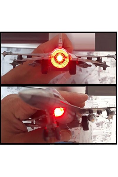 OYUNCAKSAHİLİ F16 Uçak Cobra Fighter Power Aırforce Çekbırak Orjinal Savaş Uçağı Metal Işıklı Sesli Koleksiyon Model