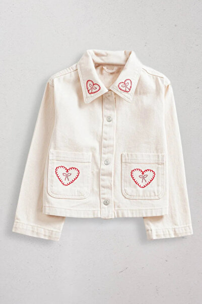 HAUSEkids 5-14 Yaş Love Story Kız Çocuk Ceket-Latte