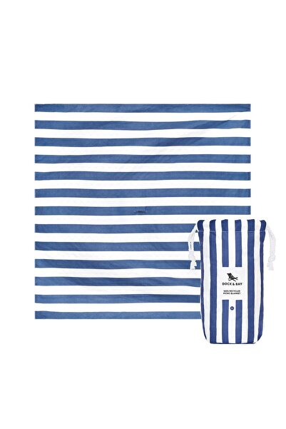 Dock & Bay Quick Dry Picnic Blanket - Whitsunday Blue - Large