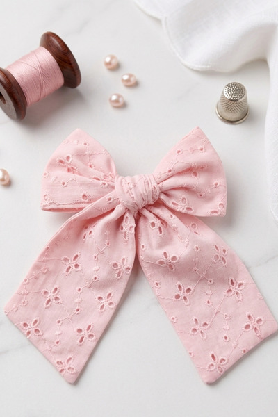 Liliza Accessories Pembe Fisto Fiyonk Yetişkin, Genç, Çocuk Otomatik Toka