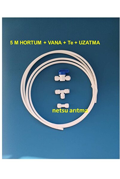 netsu arıtma Su Arıtma Cihazı Yedek Parça, Hortumu-5 m Hortum -Mini Vana- Te-