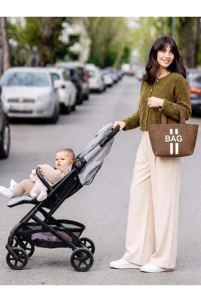 Nenny Baby Mother's Hand-Shoulder Bag - Brown