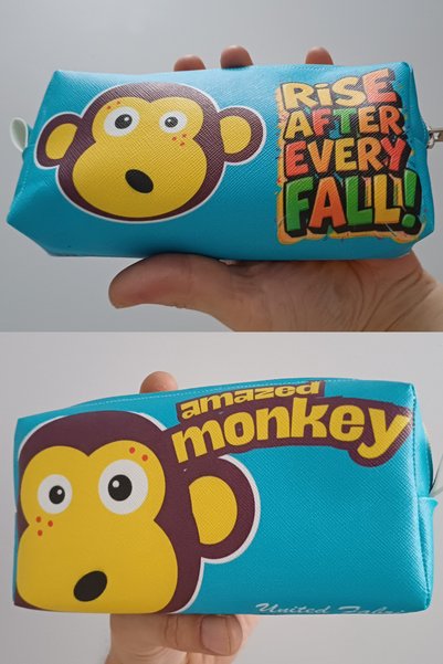 United Fabrics Children's Pencil Case - Printed Patterned Faux Leather Pencil Holder - Special Pencil Bag for Kids