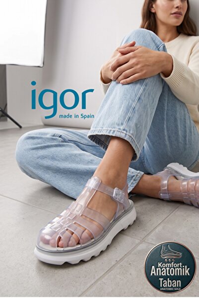 IGOR S10361 Sandale de damă ortopedice de zi cu zi Vega Cristal White