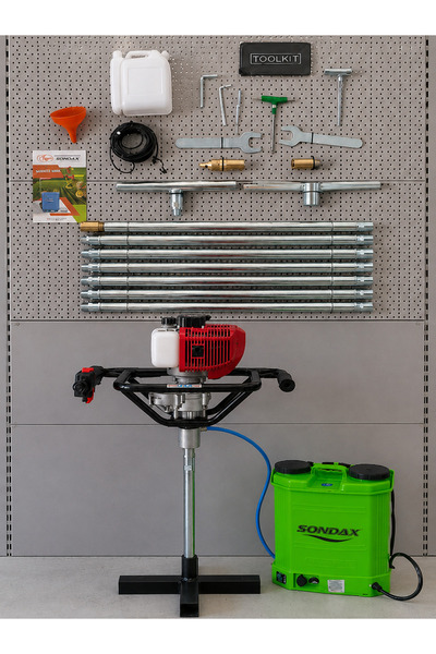 ist-tek KAROT ve EL SONDAJ BENZİNLİ MAKİNESİ 3HP 5MT. SET PROFESYONEL