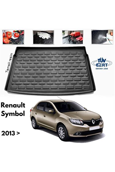 Leader Renault Clio Symbol Bagaj Havuzu Paspası 2013 Sonrası