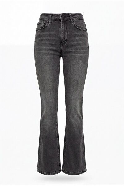 Modamorfo Spanish-Style Zippered Jeans with Pockets - Smoked