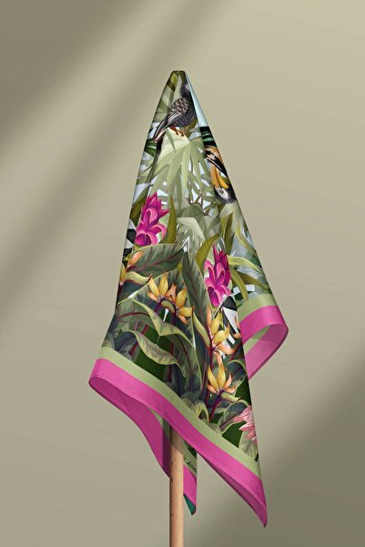 Modabutik Violla A82 TROPICAL TASARIMLI BANDANA DG12458