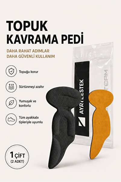 Active Team SP08 - Yapışkanlı Topuk Koruma | Vurma Önleyici Ve Ayakkabı Daraltma Için Yumuşak Ark Destekli Ped
