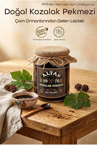 Altan Organik Saf Çam Kozalak Pekmezi 480gr