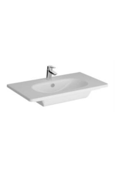VitrA Zentrum Etajerli Lavabo 7793B003-0001 Dikdörtgen - 80x46 cm - Tek Armat...