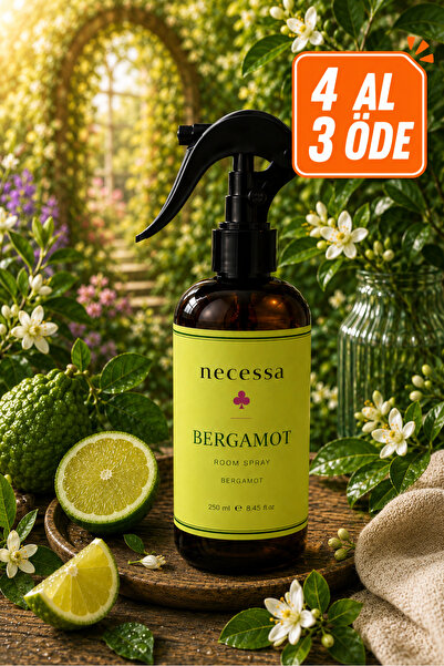BERGAMOT ODA VE ÇAMAŞIR SPREYİ ODA KOKUSU ODA SPREYİ ROOM SPREY 250 ML