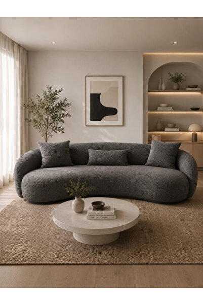 ERİZA Berlin kanepe (Bukle 27-7) Antrisit