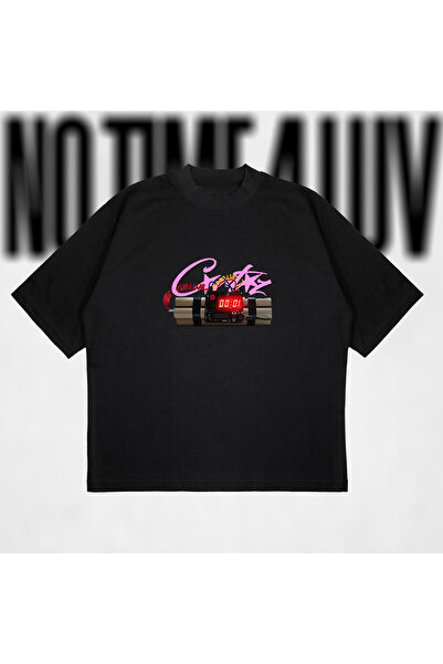 Tarzsokak No Time 4 Luv Oversize Unisex Pamuklu Nefes Alan Kalın Kumaşlı