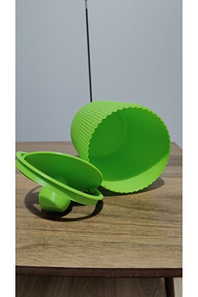 NESLİDEKOR Mini Masaüstü Çöp Kutusu - Yeşil