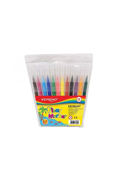 KEYROAD Carioca 12 culori Washable pe blister