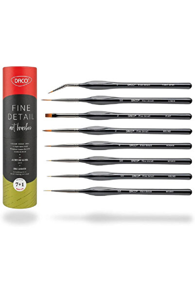 daço Pensule Set 7 plus 1 pentru miniatura si detaliu