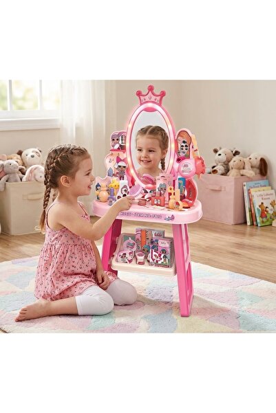 FULLJOY Set Dressing Table (53 Items) Color Pink