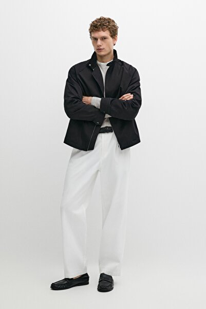 Massimo Dutti Yaka detaylı bomber ceket
