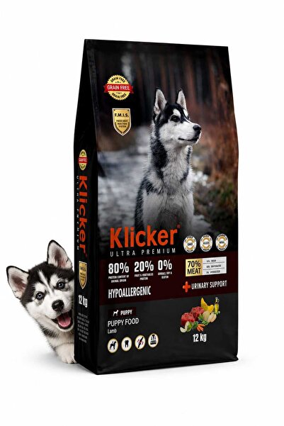 klicker ULTRA PREMIUM TAHILSIZ YAVRU KÖPEK MAMASI KUZULU 12KG