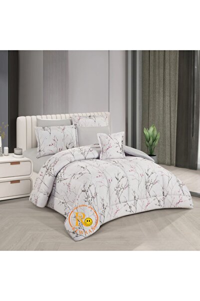 bo Summer Cherry Blossom Tablecloth Single and Double-Sided (6 Pieces) - Gray...