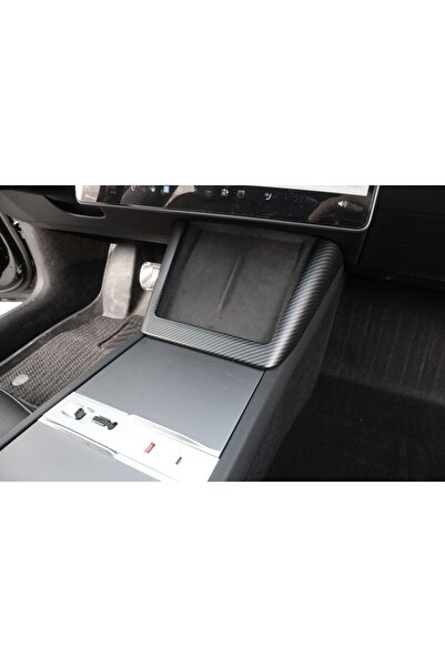 autogp Tesla Model Y Juniper Center Gear Edge Trim Carbon 2025+
