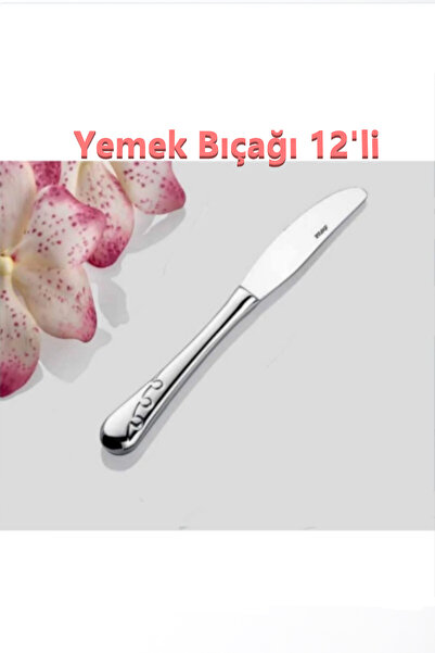 İNTER CELİK Üzüm Model Yemek Bıçağı 12li