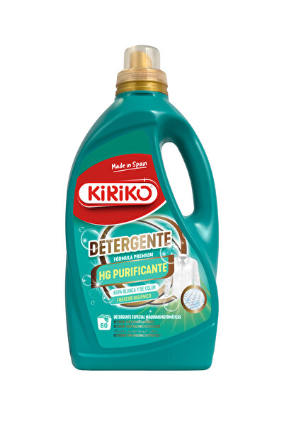 Kiriko Detergent Lichid Premium Igienizant & Purificator pentru Rufe Albe & C...