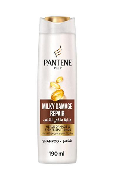 Pantene شامبو برو-في ميلكي دامج ريبير لإصلاح الشعر التالف، يعالج التلف ويحارب...