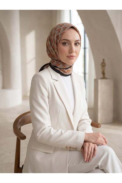 Vissona %100 Saf İpek Şal İnce Saten Vual Dokuma %100 Fresh İpek 90x210 Şal