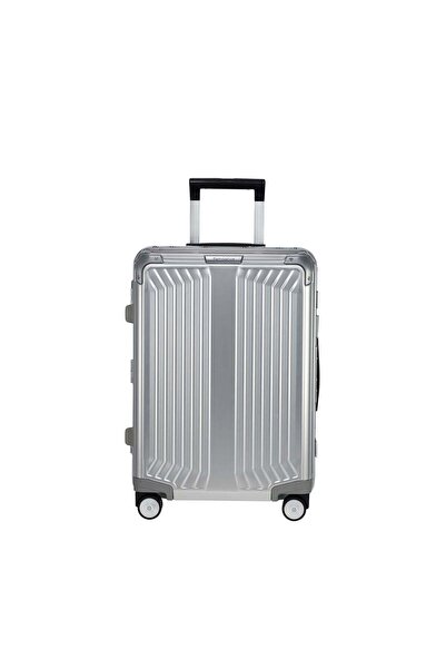 Samsonite Gri Lite-Box - Alu Spinner 4 Tekerlekli 55cm