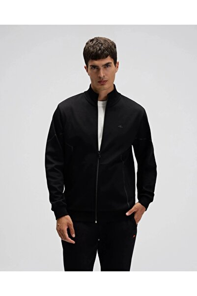 Ellesse Men's Zippered Sweatshirt Em545-Bk