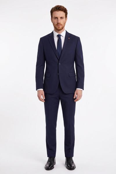 Uki LACİVERT Comfort Fit 6 Drop Takım Elbise