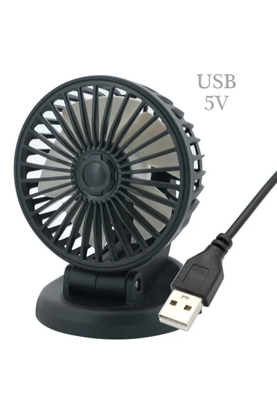 Choice 5V USB EAFC Mini Car Air Cooling Single Head Fan12V-24V 5V USB Powered...