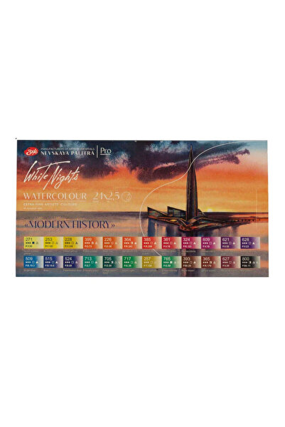 ST. PETERSBURG White Nights Extra-Fine Tam Tablet Sulu Boya Seti 24lü Modern ...