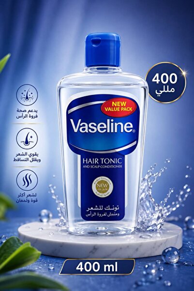 Vaseline Hair Tonic 400ml (451865) --- زيت فازلين تونك للشعر 400مل