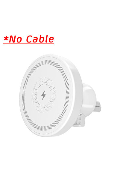 Choice VIKEFON White No Cable Magnetic Wireless Car Charger Air Vent Phone Ho...