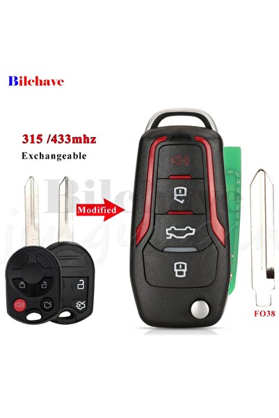 Choice3 Without Chip FO38 Blade Red Jingyuqin 315/433MHz 4D63 OUCD6000022 CWT...