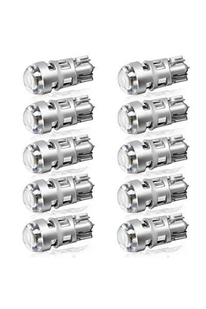 choice2 6000K 10PCS 2/6/10 Ultra Bright T10 W5W 3030 168 LED Signal Lamp Bulb...