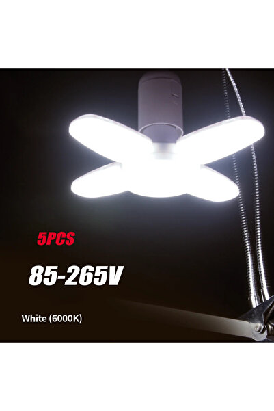 Choice 28W 5pcs 85V-265V E27 Foldable Fan Shape LED Bulb Lamp 220V 110V 40 LE...