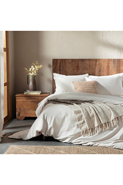 Chakra Cıelo Bamboo Duvet Cover Set 200X220 cm Light Beige
