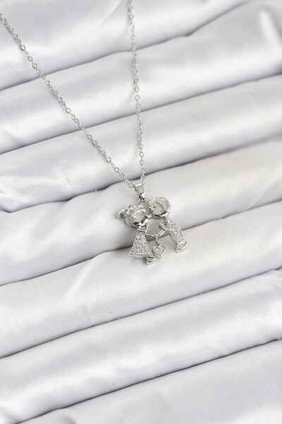Inure Jewelry سلسلة من الفولاذ 316L بلون فضي للرجال والفتيات، قلادة نموذجية ل...