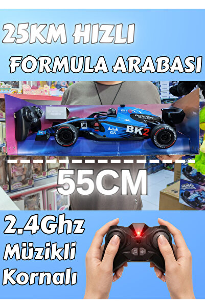 Boratila Toys 2.4Ghz 1:8 Ölçek 55Cm 7.4V Işıklı Sesli Müzikli Korna Sesli 30M...