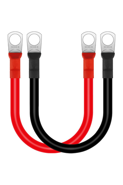 Choice 2PCS 2Pcs Battery Inverter Cable 30cm 12V Copper Auto Battery Cable Wa...