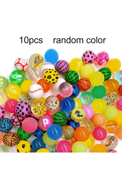 Choice 10pcs random 10/20/30pcs Mini Bouncy Ball Children Indoor Outdoor Elas...