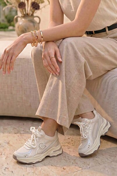 Guja Jesicca Guja Imported Indispensable Beige Women's Sneakers