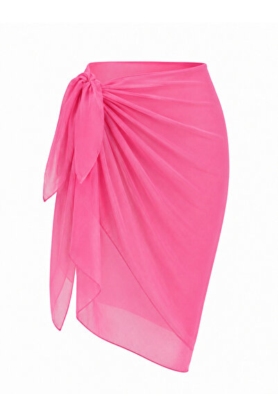 KRAFTELLA Chiffon Beach Pareo/Side-Tie Beach Shawl/70*180 Chiffon Pareo